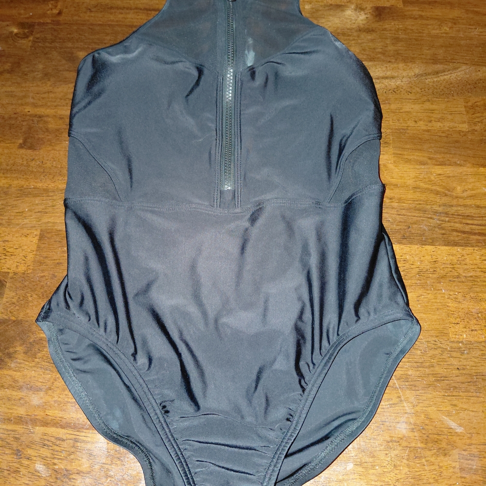 Speedo Black and Gray Swimwear